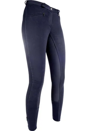 Hkm Rijbroek -Basic Belmtex Grip- 3/4 z