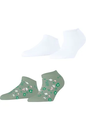ESPRIT Sneakersokken Spring Flowers 2-Pack