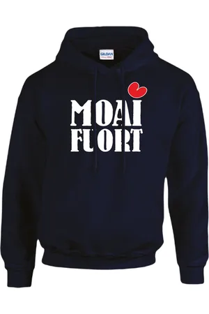 Gildan Hooded sweater MOAI FUORT (hoodie unisex) Friesland maat M kleur