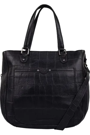 Cowboysbag Big Croco Handbag Midvale Black