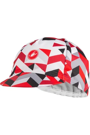 Castelli Fietspetje Dames Wit Rood - CA Prisma 2 Cap White Red