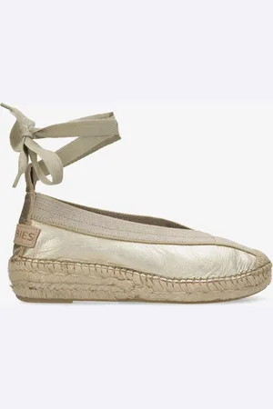 Shabbies Amsterdam Espadrille Palma Kimono Gold - Maat 42