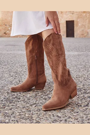 Buonarotti Dames Cowboylaarzen - - Imitatieleer - Maat 37
