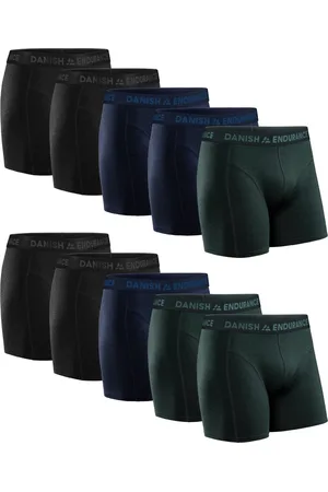 DANISH ENDURANCE Katoenen Boxershorts- Onderbroeken voor Heren- 10 pack - Maat 2XL