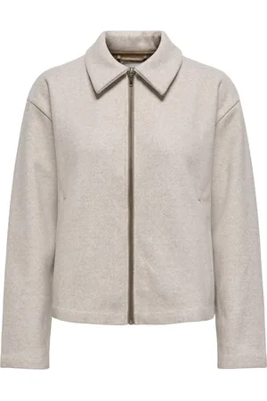 JDY Jacqueline de Yong Jas mellow L/s Side Pocket Jacket Ot 15335621 Sepia Tint/melange Dames Maat - XL