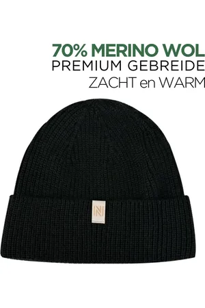 NORFOLK 70% Merino wol Muts - Premium Gebreide Muts - Wintersport Muts - Warme Mutsen - Wintermuts - Medium/Large - - Norwick