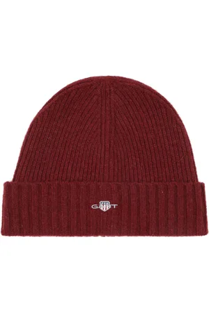 GANT Muts Wol Bordeaux - Maat - Heren