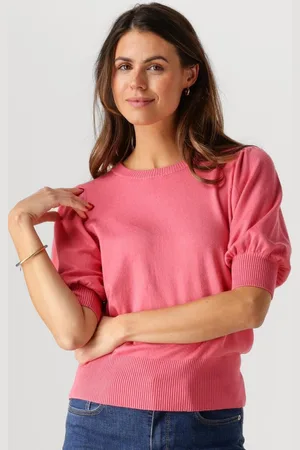 Minus Liva Knit Tee Truien & vesten Dames - Sweater - Hoodie - Vest- - Maat XL