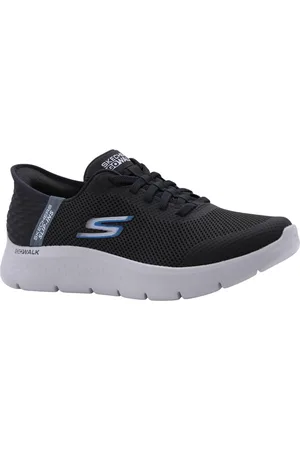 Skechers Instapper Hands-Free Slip-Ins Go Walk Flex 216324/BKGY Machine Washable