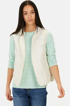 Camel Active Gewatteerde bodywarmer gemaakt van gerecycled polyester - Maat womenswear-40 - Bot