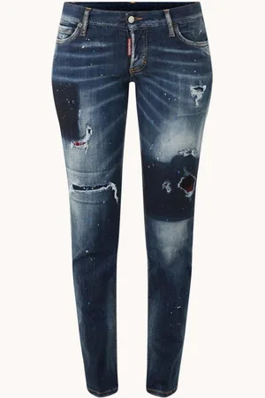 Dsquared2 2 Jennifer low rise slim fit jeans met ripped details - Maat 40