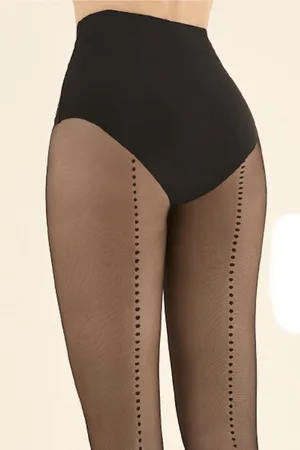 Gabriella Naadpanty - Stippen - 20 denier - - Maat: XL - Model: Diana
