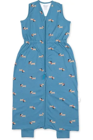 Bemini Babyslaapzak - MAGIC BAG 24-36m - TOG 0.5 - Jersey - Print wouff Turquoise