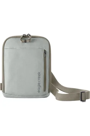 Eagle Creek Schoudertas Gordeltas Stash RFID Crossbody Bag Lichtgrijs