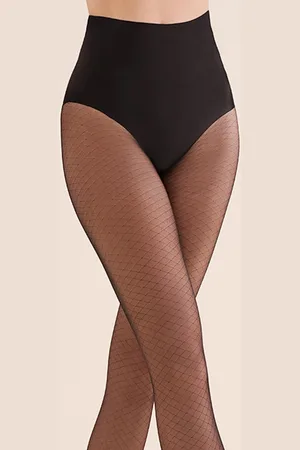 Gabriella Panty met Visnet Print - 20 Denier - - Maat: M - Model: Livia