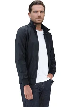 Allthemen Heren Bomberjack met Opstaande Kraag - Overgangsjas Casual Sportjack - 3XL