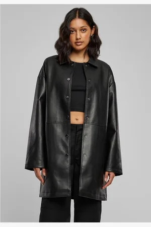 Urban classics Faux Leather Jas - L