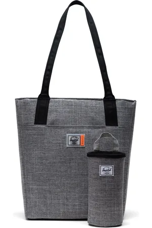 Herschel Insulated | Alexander Zip Tote Small - / Koeltas van 100% gerecycleerd materiaal / lekvrij / afneembare flessenkoeler / voor 4 flessen / voor uitstapjes naar park of strand / Beperkte Levenslange Garantie / Grijs