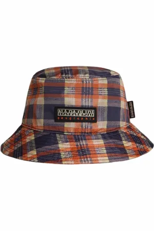 Napapijri Vissershoed x Liberty Celeste Check Blue Cab-One size