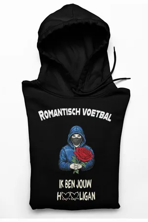 Gildan Valentijnsdag - Voetbal Supporters Hoodie - Romantisch Voetbal - Maat L