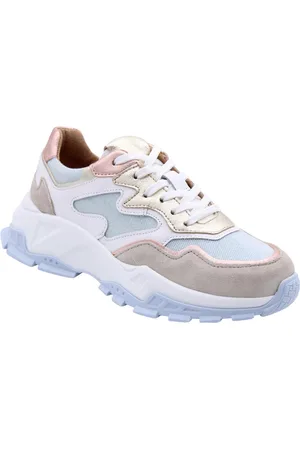 DWRS Dames Sneakers Chester Denim Rose/jeans - Maat 40