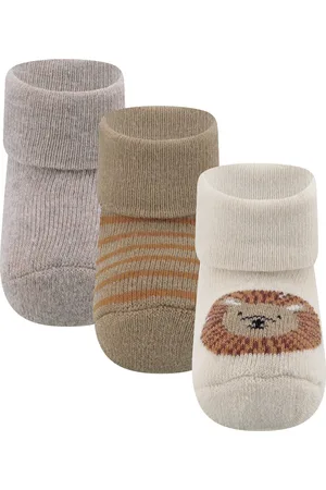 Ewers Leeuw Babysokjes - 3-Pack - One Size