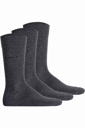 GANT Soft Sokken 3 Paren Grijs EU 43-45 Man