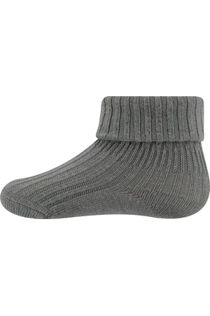 Ewers Rib Babysokjes – Mt 18/19 - Grau-Braun