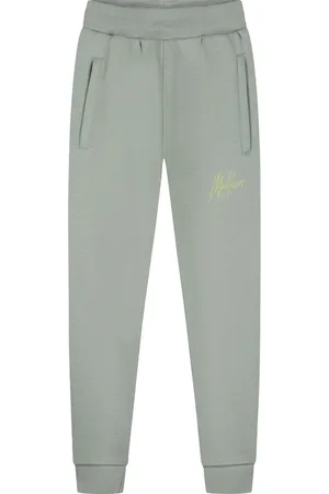 Malelions Striped signature joggingbroek in de kleur .