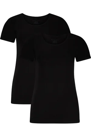 Bamboo Basics Comfortabel & Zijdezacht Kate - Bamboe T-shirts (Multipack 2 stuks) Dames - Korte Mouwen - - S