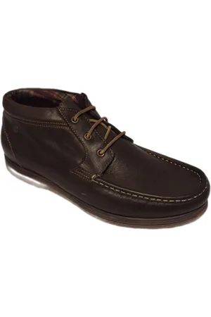 Base London MOCCASIN BOOTS- -LEER-SIZE 42