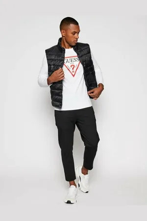 Guess 100% biologisch katoen shirt long sleeve slim fit maat XL