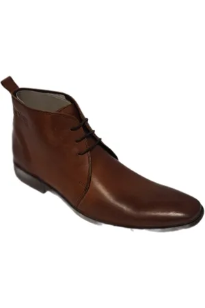 Base London CHUKKA BOOTS- -LEER-SIZE 42