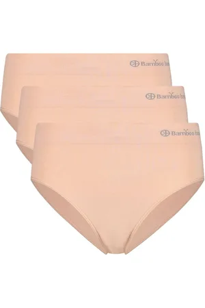 Bamboo Basics Comfortabel & Zijdezacht Belle - Bamboe Briefs (Multipack 3 stuks) Dames - Naadloos - Onderbroek - Ondergoed - - S