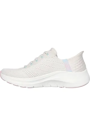 Skechers Instapper Hands-Free Slip-Ins Arch Fit 2.0 Easy Chic 150066/NTPK Blauw Roze Machine Washable