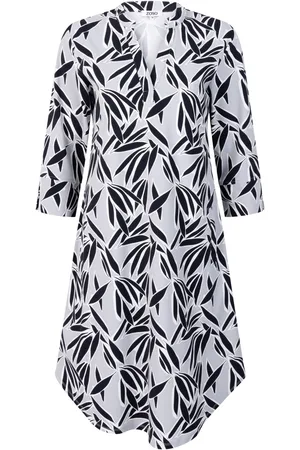 ZOSO Jurk Travel Dresses Joshua 251 0004-0008 Grey/navy Dames Maat - M