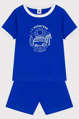 Petit Bateau Pyjama met short in katoen Jongens Pyjamaset