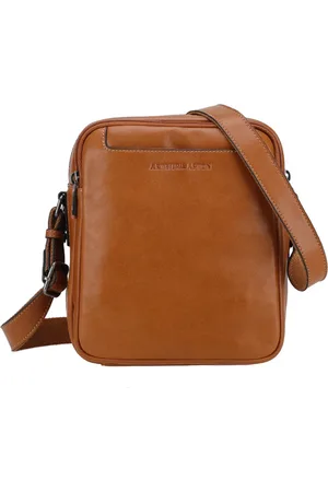 Arthur Aston Leon Leather Crossbody Bag