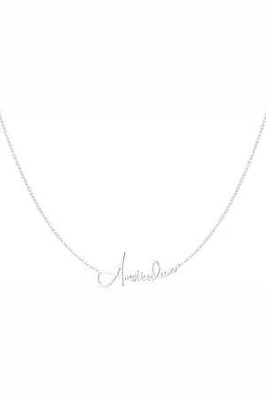 Yehwang Ketting - Amsterdam - Zilverkleurig - Stainless steel