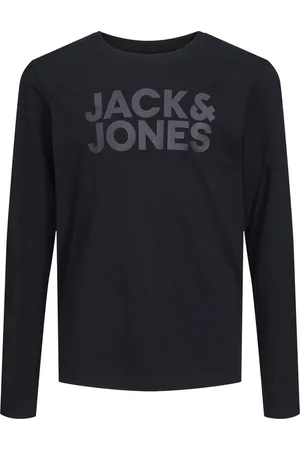 JACK & JONES JACK&JONES - JJECORP LOGO TEE LS CREW NECK MNI - Jongens - Lange mouwen shirts