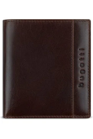 Bugatti Portemonnee Romano Upright Wallet With Flap Donkerbruin