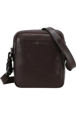 Arthur Aston & Aston Leon Leather Crossbody Bag