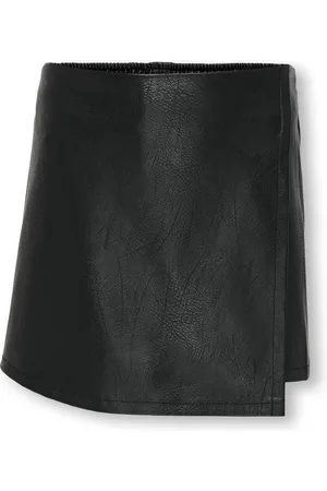 ONLY KOGVERA FAUX LEATHER SKORT OTW Meisjes Rok - Maat 140