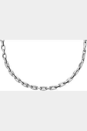 Diesel DX1582040 Heren Collier 55cm - Zilverkleurig