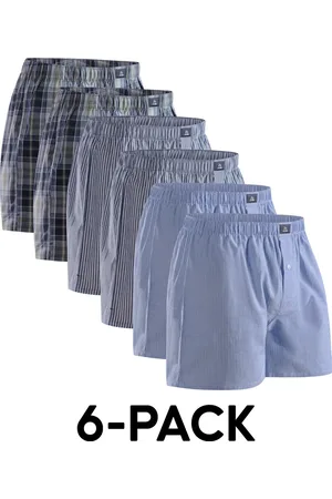 DANISH ENDURANCE Losse Boxershorts Biologisch Katoen Heren Ondergoed - Knoopgulp - 4 of 6-pack - Maat 3XL