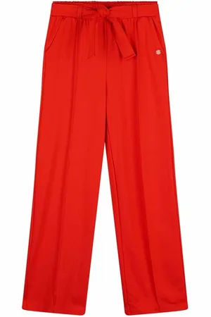 NoNo Sayla Interlock Palazzo Broek Rood - - Maat 110