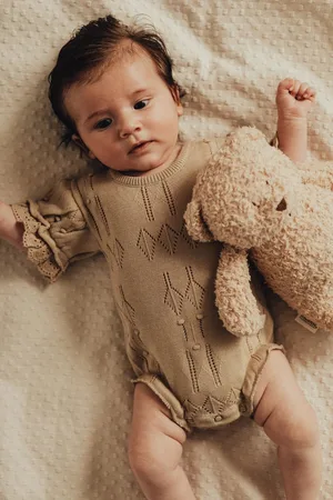 baje studio Cue meisjes bodysuit knit | Baje 50-56
