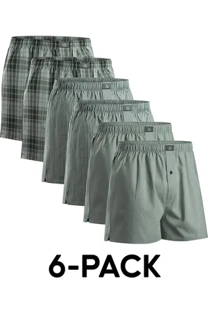 DANISH ENDURANCE Losse Boxershorts Biologisch Katoen Heren Ondergoed - Knoopgulp - 4 of 6-pack - Maat 2XL