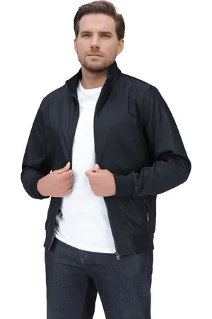 Allthemen Heren Bomberjack met Opstaande Kraag - Overgangsjas Casual Sportjack - XXL