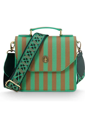 Pip Studio Frances Cross Body Bag Small Stripe Green 19x7x17.5cm